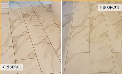 Floor Restored by Our Skilled Tile and Grout Cleaners in Pensacola, FL 