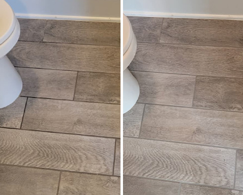 Floor Restored by Our Tile and Grout Cleaners in Cantonment, FL