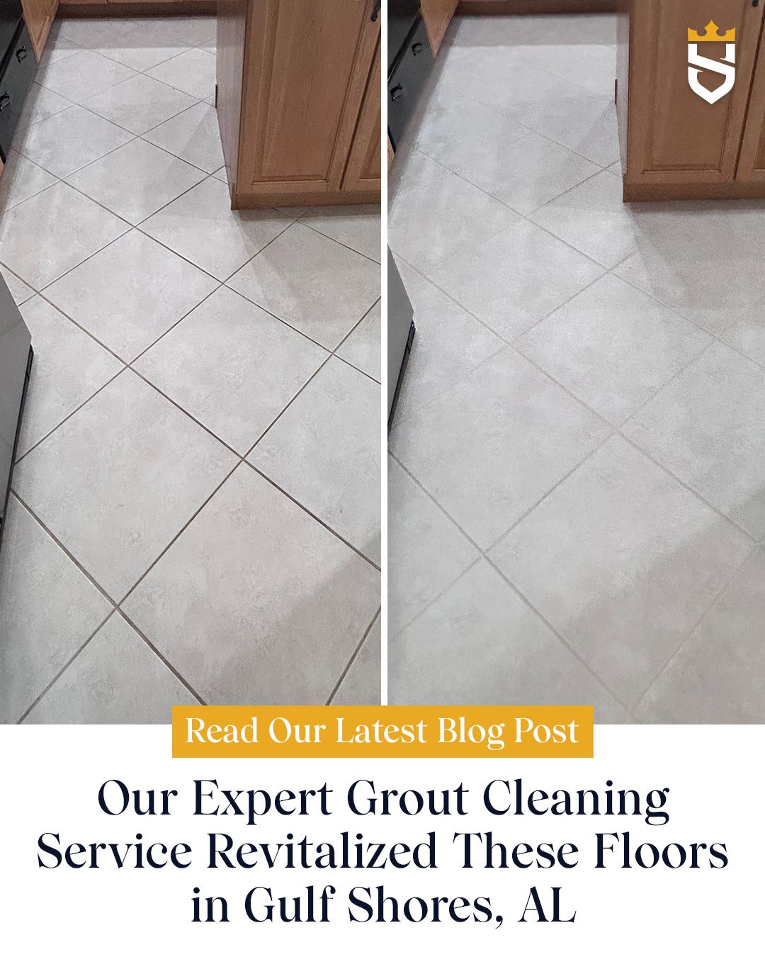 Our Expert Grout Cleaning Service Revitalized These Floors in Gulf Shores, AL