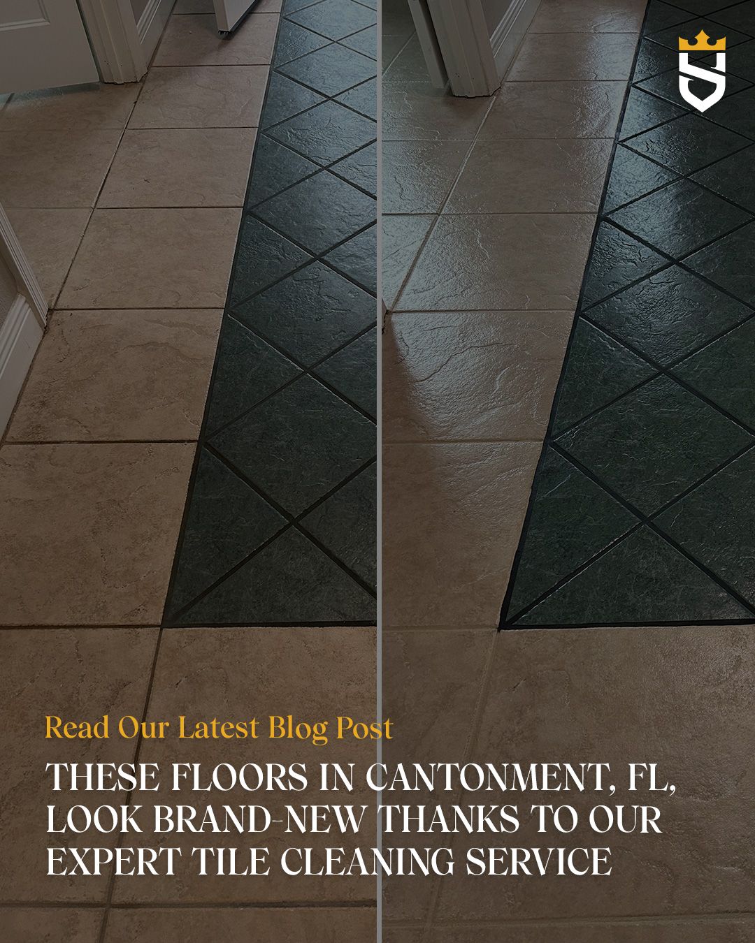 These Floors in Cantonment, FL, Look Brand-New Thanks to Our Expert Tile Cleaning Service