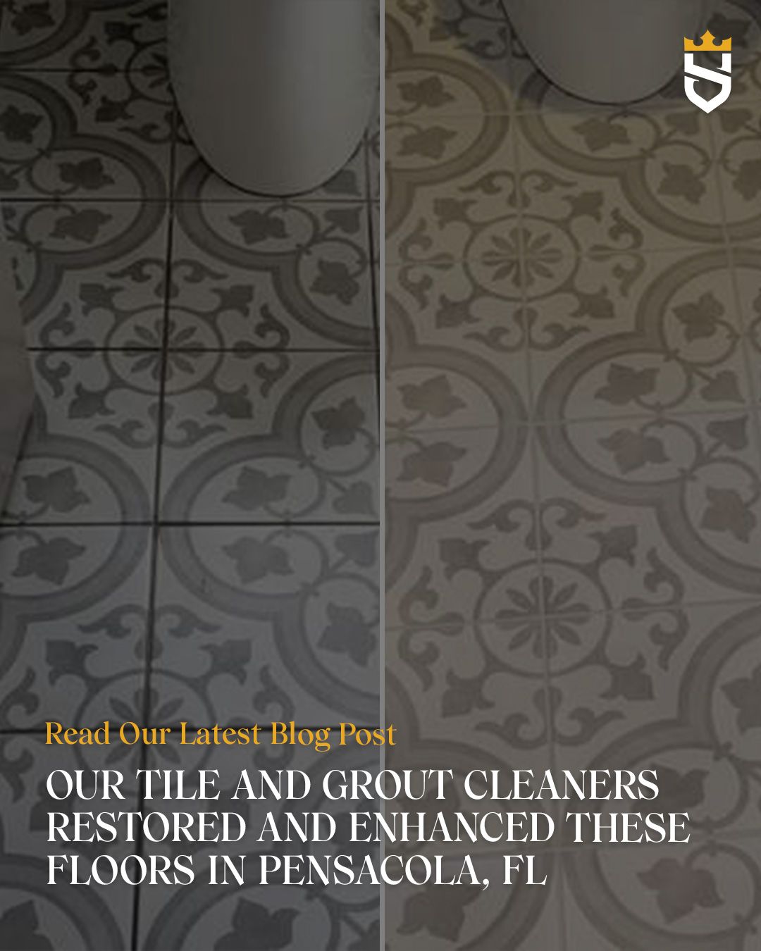 Our Tile and Grout Cleaners Restored and Enhanced These Floors in Pensacola, FL